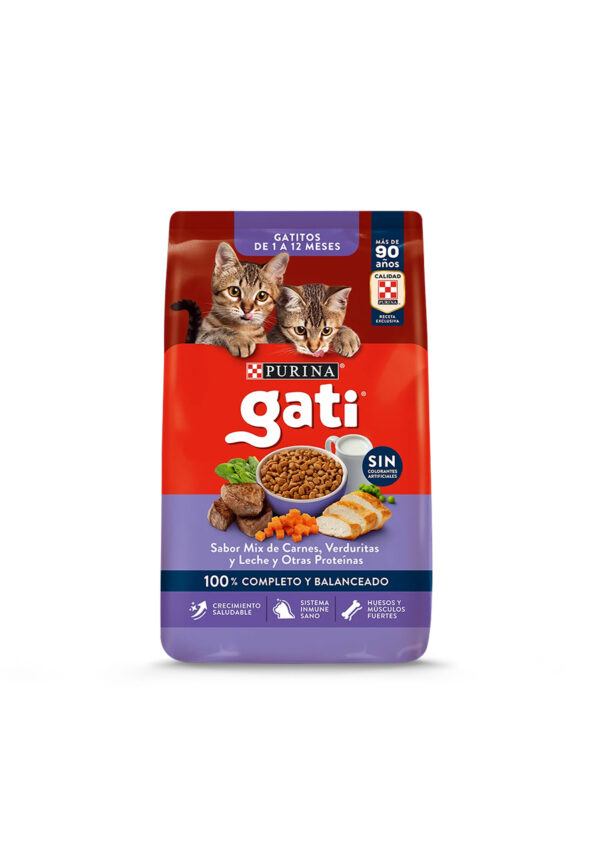 Gati Sabor Mix de Carnes, Verduritas y Leche 15kg