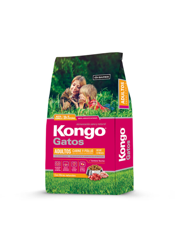 Kongo Gatos Sabor Carne y Pollo  8kg.