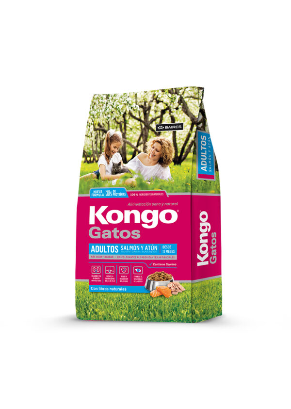 Kongo Gatos Sabor Salmón y Atún  8kg.