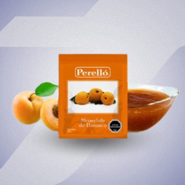 Mermelada Perelló Damasco 250g - Caja 24 Unidades