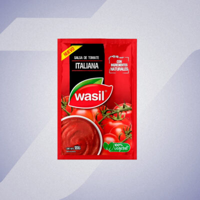 Salsa de Tomate Wasil 180g - Caja 24 Unidades
